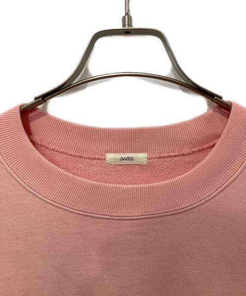 awasa（アワサ）awasa (アワサ) Supima Aging Cotton Crew Neck Sweatshirt ピンク サイズ:2の古着・服飾アイテム