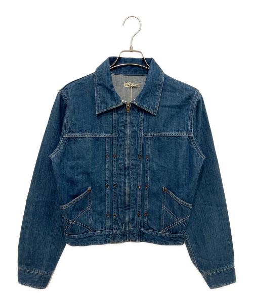 AUTHEN（オーセン）AUTHEN (オーセン) VINTAGE DENIM RIDING JACKET インディゴ サイズ:S 未使用品の古着・服飾アイテム