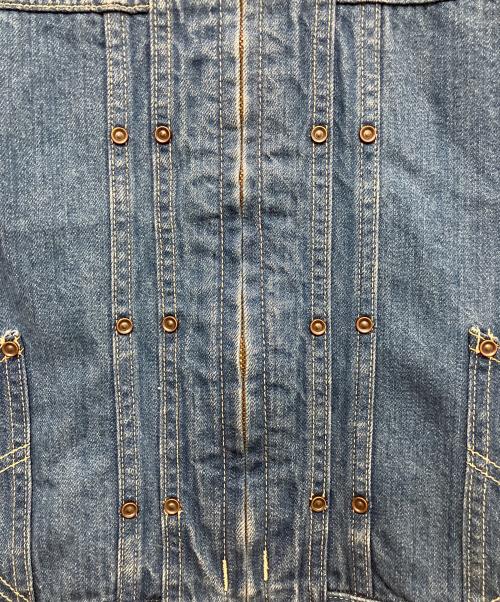 AUTHEN（オーセン）AUTHEN (オーセン) VINTAGE DENIM RIDING JACKET インディゴ サイズ:S 未使用品の古着・服飾アイテム