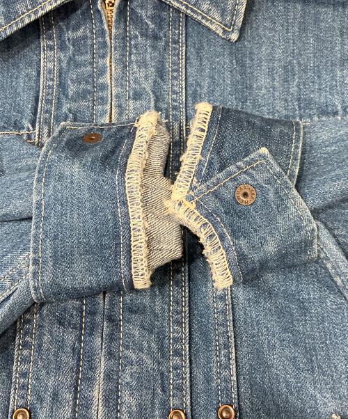 AUTHEN（オーセン）AUTHEN (オーセン) VINTAGE DENIM RIDING JACKET インディゴ サイズ:S 未使用品の古着・服飾アイテム
