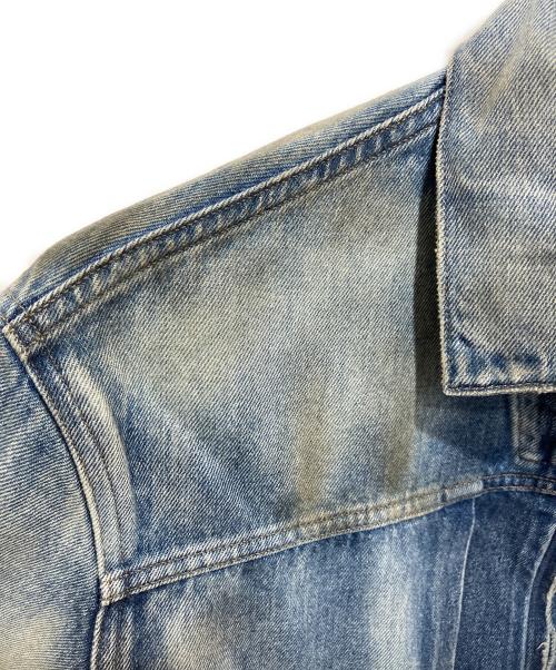 AUTHEN（オーセン）AUTHEN (オーセン) ヴィンテージデニム ジップアップジャケット インディゴ サイズ:L 未使用品の古着・服飾アイテム