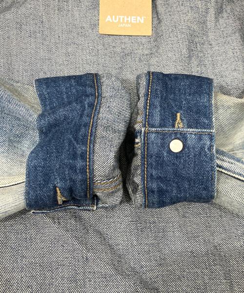 AUTHEN（オーセン）AUTHEN (オーセン) ヴィンテージデニム ジップアップジャケット インディゴ サイズ:L 未使用品の古着・服飾アイテム