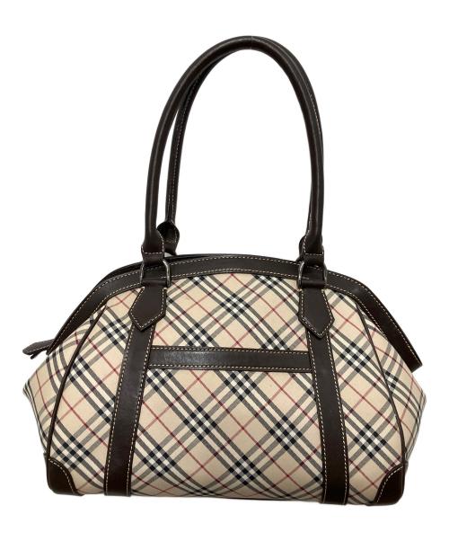 BURBERRY（バーバリー）BURBERRY (バーバリー) ノバチェック ハンドバッグ ベージュの古着・服飾アイテム
