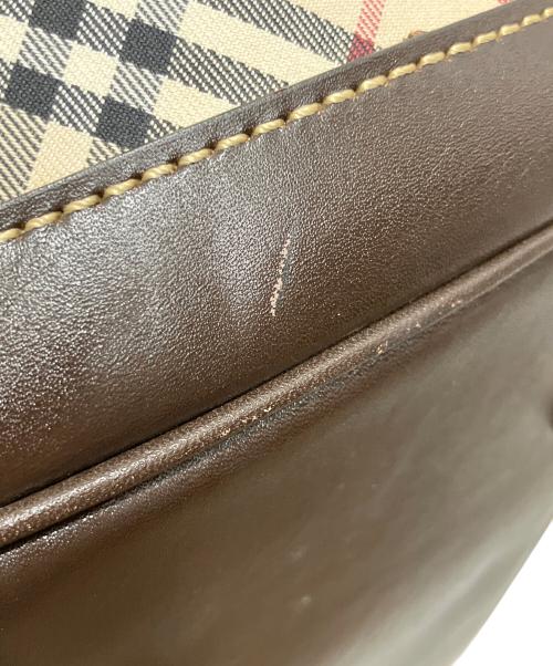 BURBERRY（バーバリー）BURBERRY (バーバリー) ノバチェック ハンドバッグ ベージュの古着・服飾アイテム