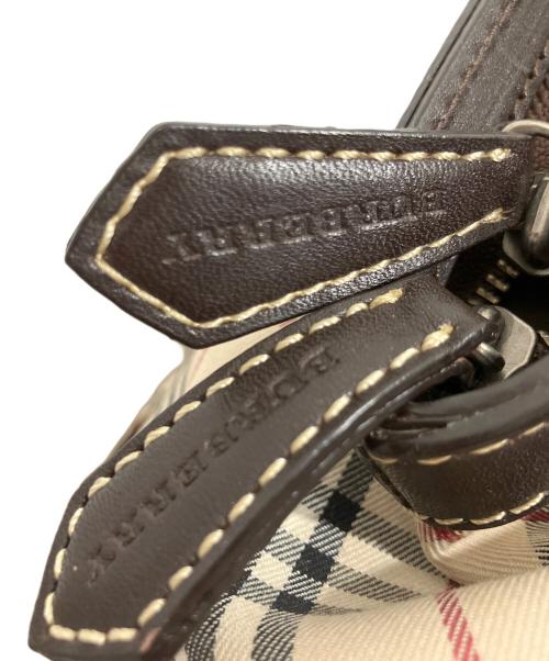BURBERRY（バーバリー）BURBERRY (バーバリー) ノバチェック ハンドバッグ ベージュの古着・服飾アイテム