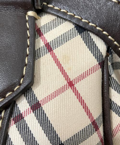 BURBERRY（バーバリー）BURBERRY (バーバリー) ノバチェック ハンドバッグ ベージュの古着・服飾アイテム
