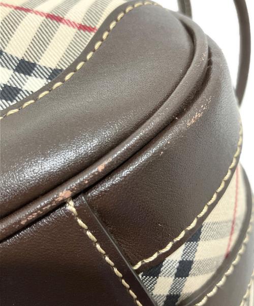 BURBERRY（バーバリー）BURBERRY (バーバリー) ノバチェック ハンドバッグ ベージュの古着・服飾アイテム