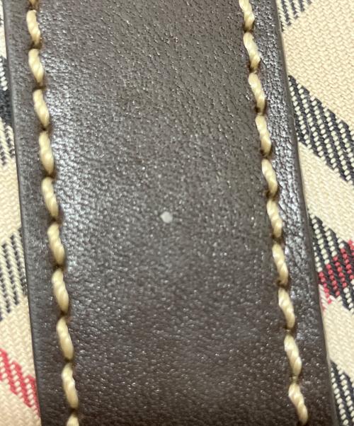 BURBERRY（バーバリー）BURBERRY (バーバリー) ノバチェック ハンドバッグ ベージュの古着・服飾アイテム