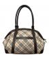 BURBERRY（バーバリー）の古着「ノバチェック ハンドバッグ」｜ベージュ