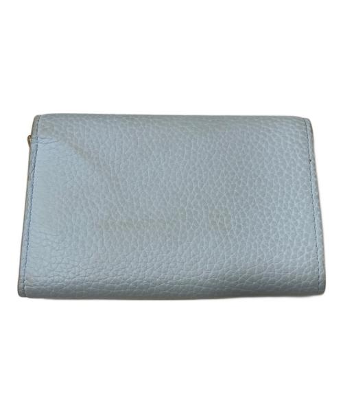 LOUIS VUITTON（ルイ ヴィトン）LOUIS VUITTON (ルイ ヴィトン) トリヨンレザー/カルングレザー ポルトフォイユ・カプシーヌ コンパクト ブルーの古着・服飾アイテム