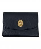 Diorディオール）の古着「Medaillon Daylily カードホルダー」｜ブラック