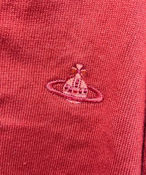 Vivienne Westwood RED LABEL（ヴィヴィアンウエストウッドレッドレーベル）Vivienne Westwood RED LABEL (ヴィヴィアンウエストウッドレッドレーベル) カシミヤ混カーディガン レッド サイズ:2の古着・服飾アイテム
