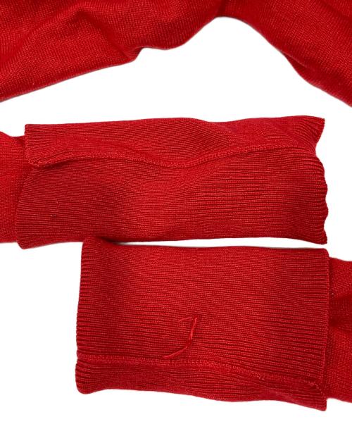 Vivienne Westwood RED LABEL（ヴィヴィアンウエストウッドレッドレーベル）Vivienne Westwood RED LABEL (ヴィヴィアンウエストウッドレッドレーベル) カシミヤ混カーディガン レッド サイズ:2の古着・服飾アイテム