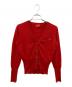 Vivienne Westwood RED LABEL（ヴィヴィアンウエストウッドレッドレーベル）の古着「カシミヤ混カーディガン」｜レッド