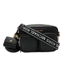 MICHAEL KORS（マイケルコース）の古着「JET SET TRAVEL ショルダーバッグ」｜ブラック