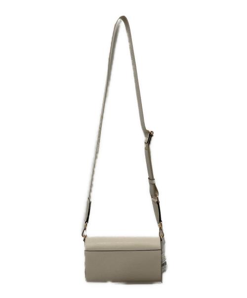 MICHAEL KORS（マイケルコース）MICHAEL KORS (マイケルコース) JET SET ITEM ジップアラウンド ウォレット クロスボディ ホワイトの古着・服飾アイテム
