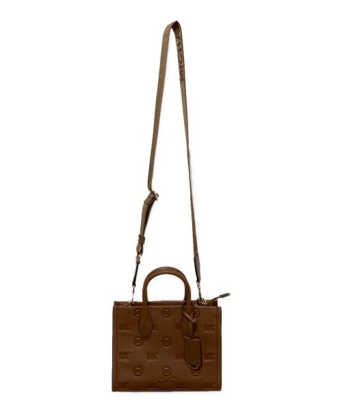MICHAEL KORS（マイケルコース）MICHAEL KORS (マイケルコース) 2WAYショルダーバッグ ブラウン 未使用品の古着・服飾アイテム