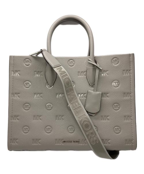 MICHAEL KORS（マイケルコース）MICHAEL KORS (マイケルコース) 2WAYトートバッグ グレー 未使用品の古着・服飾アイテム