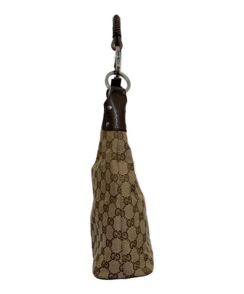 GUCCI（グッチ）GUCCI (グッチ) ワンショルダーバッグ ベージュ×ブラウンの古着・服飾アイテム