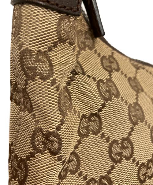 GUCCI（グッチ）GUCCI (グッチ) ワンショルダーバッグ ベージュ×ブラウンの古着・服飾アイテム