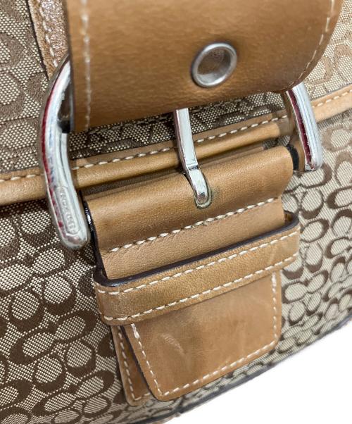 COACH（コーチ）COACH (コーチ) Signature Soho Hobo Shoulder ベージュの古着・服飾アイテム