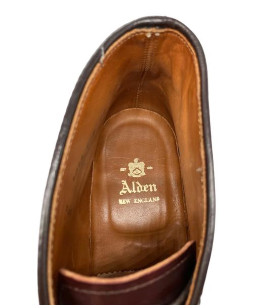 Alden（オールデン）Alden (オールデン) コードバン チャッカーブーツ ブラウン サイズ:7 1/2 Dの古着・服飾アイテム