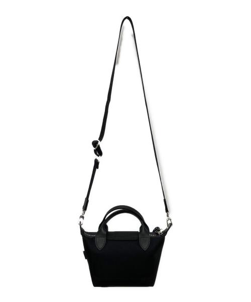 LONGCHAMP（ロンシャン）LONGCHAMP (ロンシャン) ルプリアジュエナジーXS ハンドルバッグ ブラックの古着・服飾アイテム