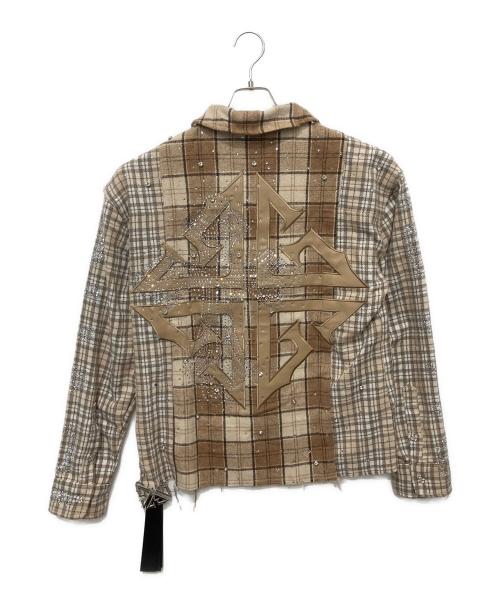 GUAPI（グアピ）GUAPI (グアピ) クリームクロスフランネル ベージュ サイズ:S 未使用品の古着・服飾アイテム