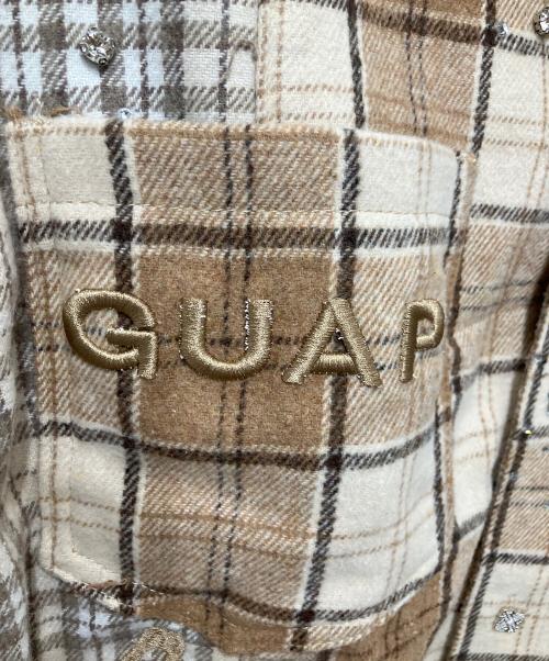 GUAPI（グアピ）GUAPI (グアピ) クリームクロスフランネル ベージュ サイズ:S 未使用品の古着・服飾アイテム