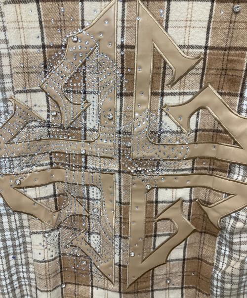 GUAPI（グアピ）GUAPI (グアピ) クリームクロスフランネル ベージュ サイズ:S 未使用品の古着・服飾アイテム