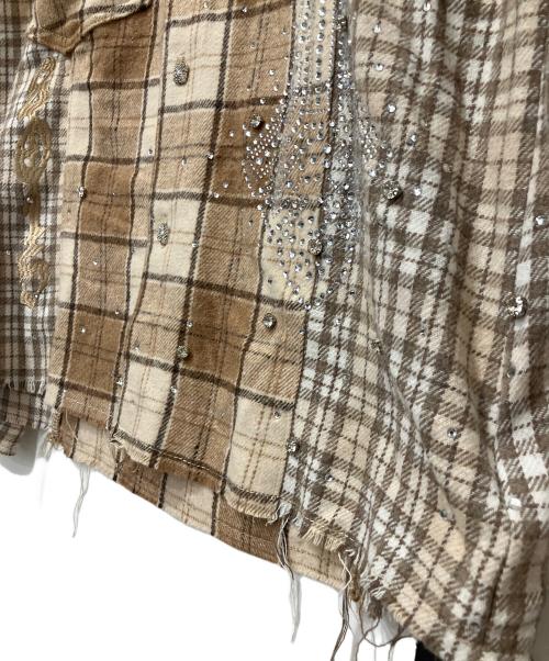 GUAPI（グアピ）GUAPI (グアピ) クリームクロスフランネル ベージュ サイズ:S 未使用品の古着・服飾アイテム