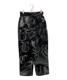 FB COUNTY（エフビーカウンティー）の古着「TATTED UP SWEAT PANTS」｜ブラック×グレー