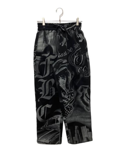 FB COUNTY（エフビーカウンティー）FB COUNTY (エフビーカウンティー) TATTED UP SWEAT PANTS ブラック×グレー サイズ:Sの古着・服飾アイテム