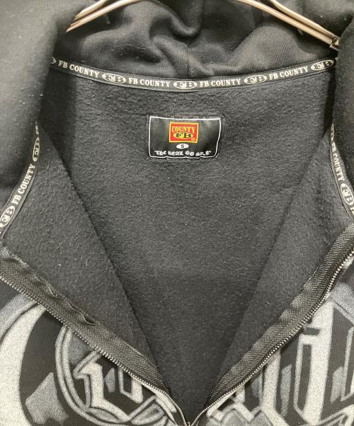 FB COUNTY（エフビーカウンティー）FB COUNTY (エフビーカウンティー) TATTED UP ZIP HOODIE ブラック×グレー サイズ:Sの古着・服飾アイテム