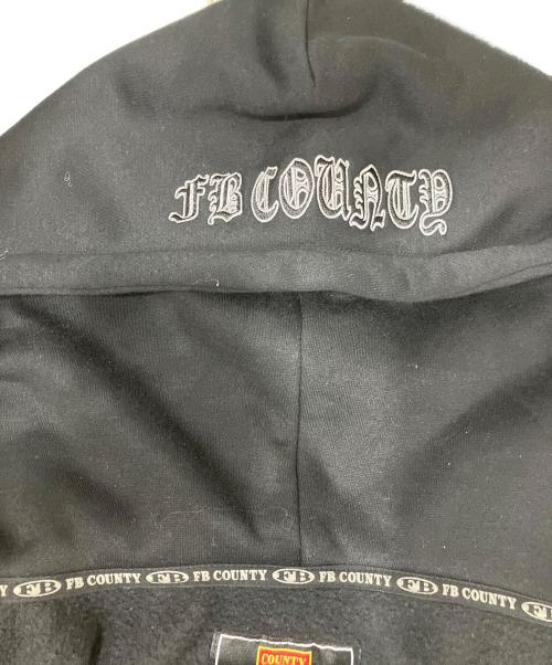 FB COUNTY（エフビーカウンティー）FB COUNTY (エフビーカウンティー) TATTED UP ZIP HOODIE ブラック×グレー サイズ:Sの古着・服飾アイテム