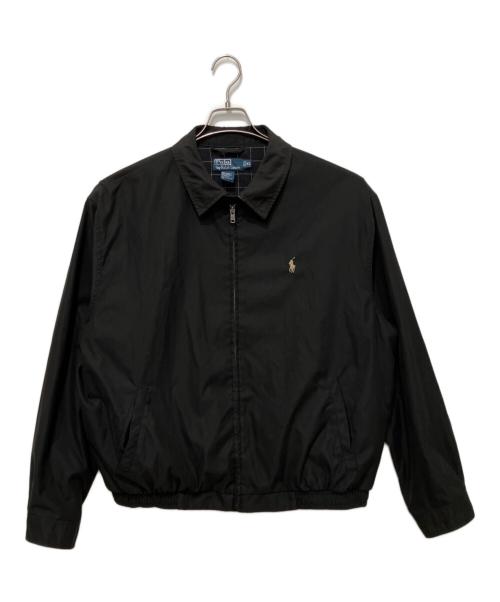 POLO RALPH LAUREN（ポロ・ラルフローレン）POLO RALPH LAUREN (ポロ・ラルフローレン) 90s スイングトップ ブラック サイズ:XLの古着・服飾アイテム