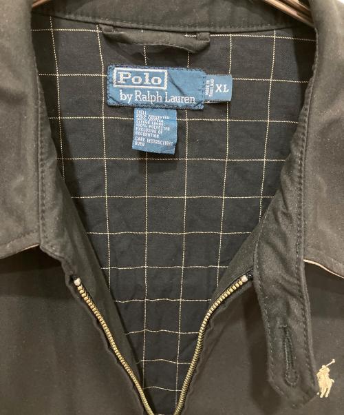 POLO RALPH LAUREN（ポロ・ラルフローレン）POLO RALPH LAUREN (ポロ・ラルフローレン) 90s スイングトップ ブラック サイズ:XLの古着・服飾アイテム