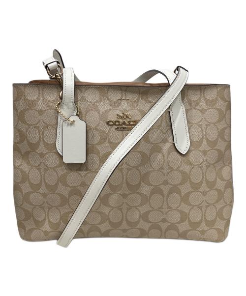 COACH（コーチ）COACH (コーチ) トートバッグ ベージュの古着・服飾アイテム
