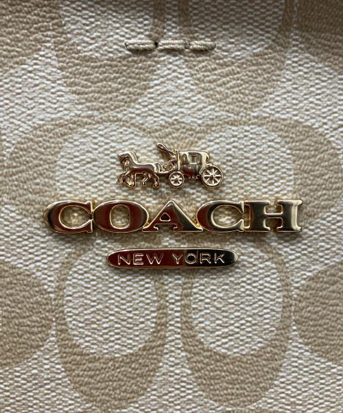 COACH（コーチ）COACH (コーチ) トートバッグ ベージュの古着・服飾アイテム