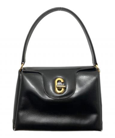 中古・古着通販】GUCCI (グッチ) ターンロック Gロゴ金具 ハンドバッグ