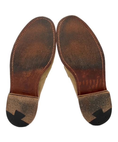 Alden（オールデン）Alden (オールデン) SHIPS (シップス) 別注 スウェードローファー ベージュ サイズ:SIZE8　B/Dの古着・服飾アイテム