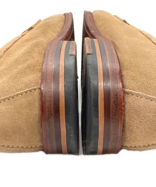 Alden（オールデン）Alden (オールデン) SHIPS (シップス) 別注 スウェードローファー ベージュ サイズ:SIZE8　B/Dの古着・服飾アイテム