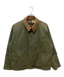 Barbour（バブアー）の古着「TRANSPORT ワックス ショート ジャケット」｜オリーブ