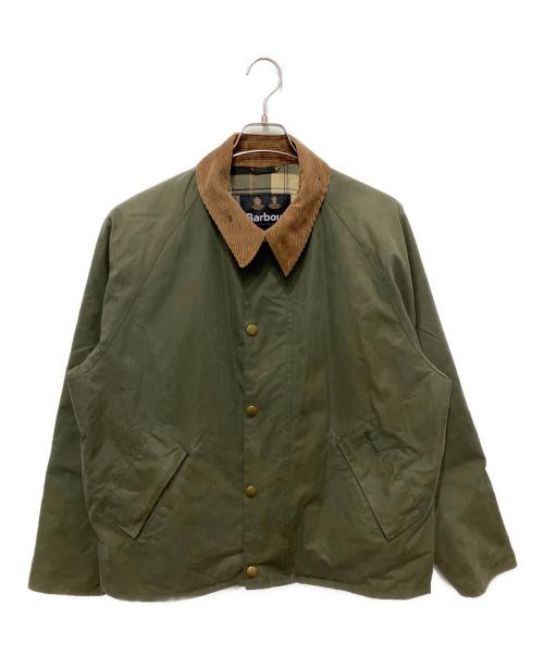 Barbour（バブアー）Barbour (バブアー) TRANSPORT ワックス ショート ジャケット オリーブ サイズ:38の古着・服飾アイテム