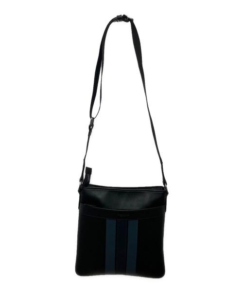COACH（コーチ）COACH (コーチ) ショルダーバッグ ブラック×ネイビーの古着・服飾アイテム