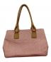 BURBERRY (バーバリー) トートバッグ レッド×ベージュ：12000円