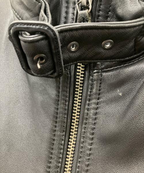 BURBERRY BLACK LABEL（バーバリーブラックレーベル）BURBERRY BLACK LABEL (バーバリーブラックレーベル) シングルライダースジャケット ブラック サイズ:Mの古着・服飾アイテム