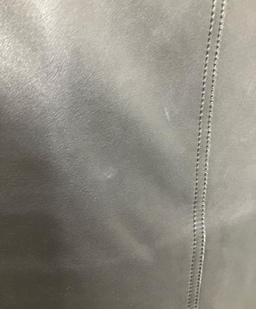 BURBERRY BLACK LABEL（バーバリーブラックレーベル）BURBERRY BLACK LABEL (バーバリーブラックレーベル) シングルライダースジャケット ブラック サイズ:Mの古着・服飾アイテム