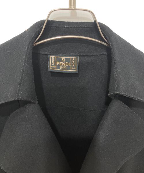 FENDI（フェンディ）FENDI (フェンディ) ショートコート ブラック サイズ:42（It）の古着・服飾アイテム