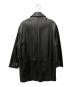Eddie Bauer (エディーバウアー) 90s 羊革レザーカーコート ブラック サイズ:SIZE WOMENS M：15000円